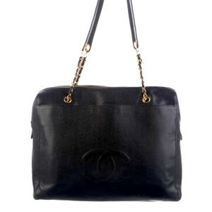 💯Auth Chanel Caviar Timeless Weekender